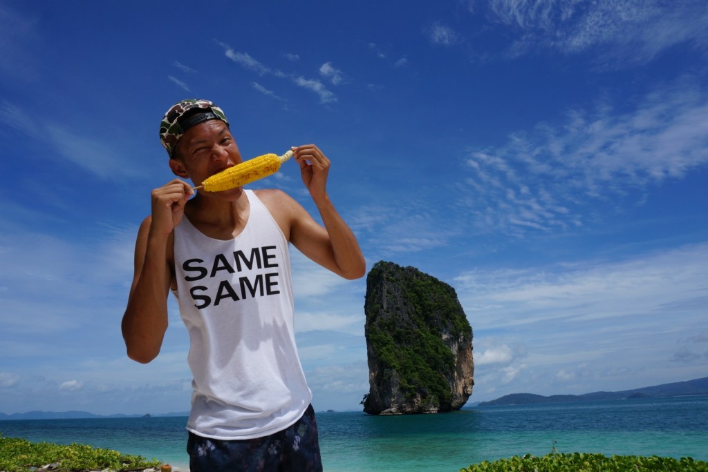 skinnyfatkid corn eater