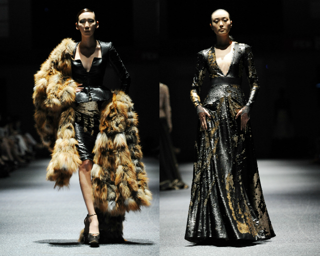 Julien Fournie ravaged dresses